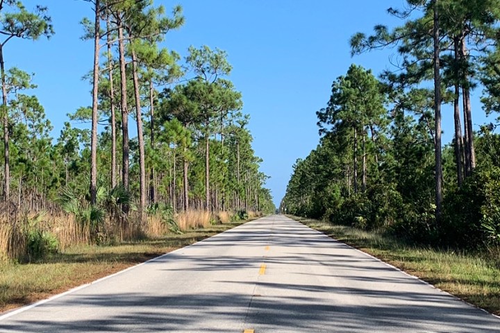 a sign on the side of a road
