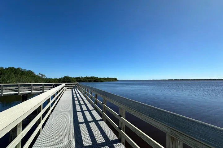 a bridge over a body of water